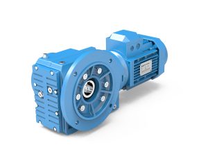 k series helical bevel gearmotor compact right angle reducer