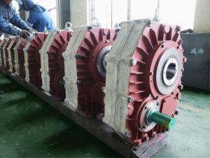 zjy shaft mounted gearbox industrial helical gear reducer